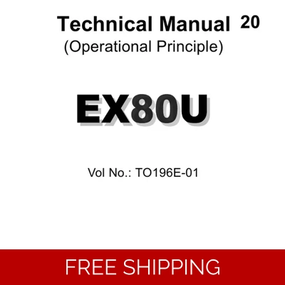 HITACHI EX80U TECHNICAL MANUALS